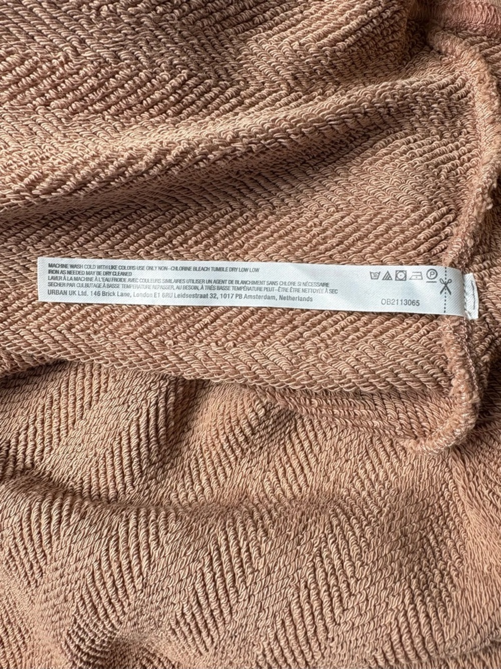 Free People Beach Sweatshirt Midi Dress XL (Fits Smaller) French Terry Cotton - Picture 9 of 10
